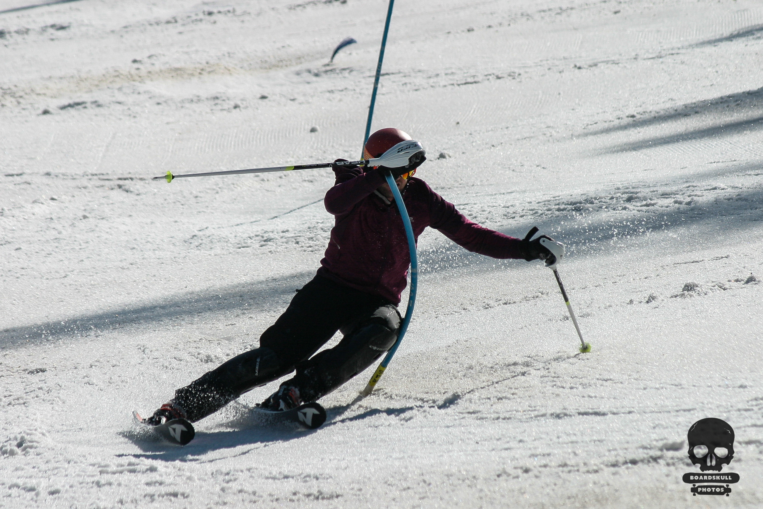 Trening slalomu w Polsce