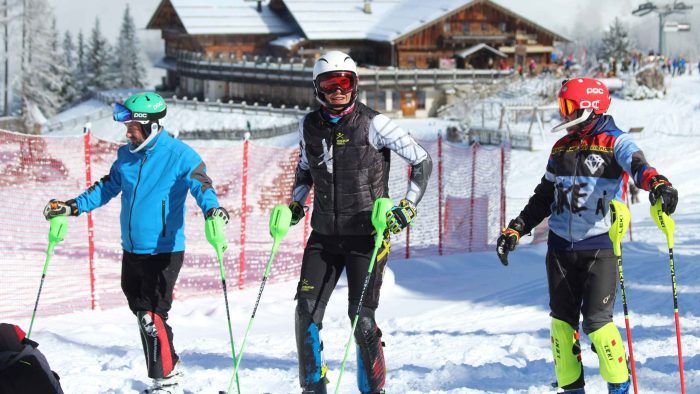 trening slaomu Włochy