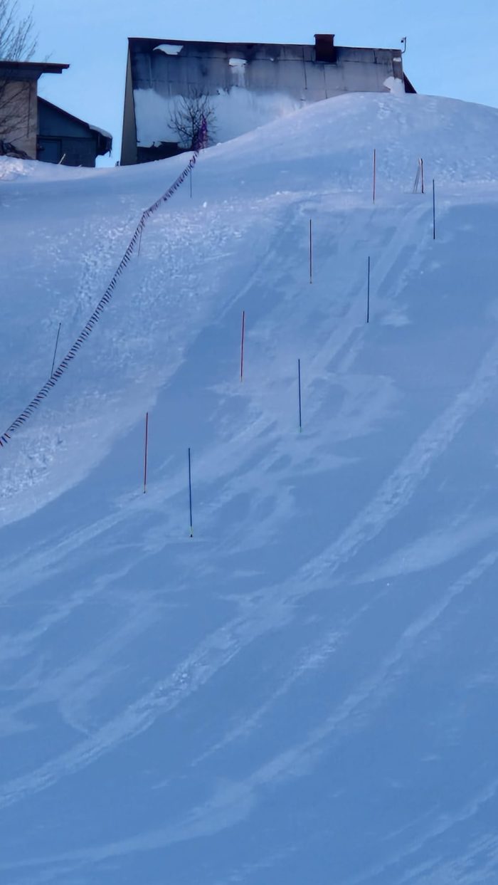 trening slalomu Bukowina